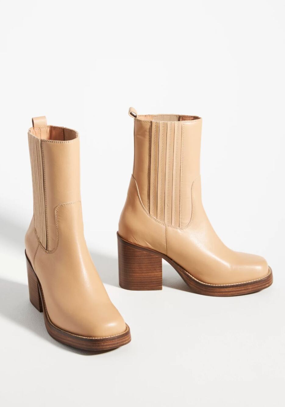 SEYCHELLES x ANTHROPOLOGIE Sweet Escape Boots Vacchetta Tan Sz 8.5 $199